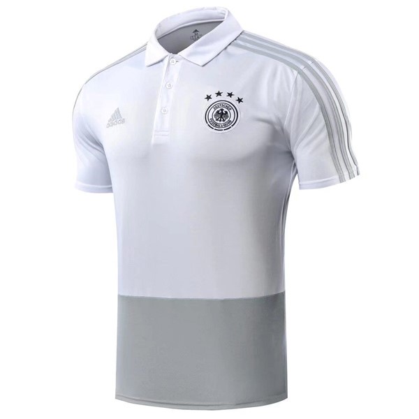 Polo Allemagne 2018 Gris Blanc